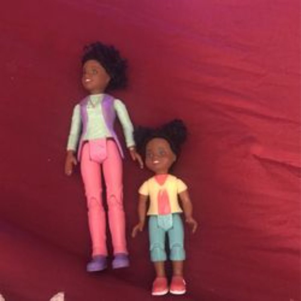 2002 Loving Family African American Dolls